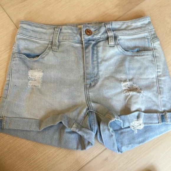 Pacsun super stretch shortie jean shorts. - Picture 9 of 10